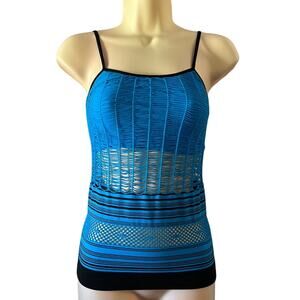 Balera Dancewear Blue & Black Dance Top One Size